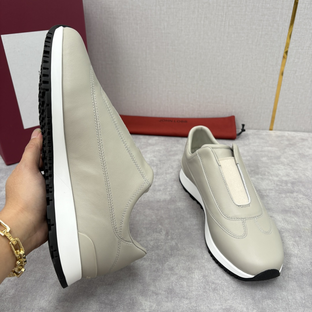 💋💍JL家新品 John Lobb Pace 无鞋带休闲鞋男士轻奢运动鞋 官方 10,800 作为爱马-