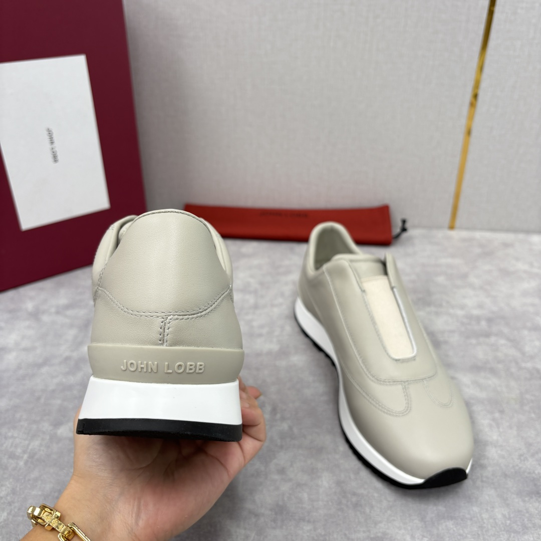 💋💍JL家新品 John Lobb Pace 无鞋带休闲鞋男士轻奢运动鞋 官方 10,800 作为爱马-