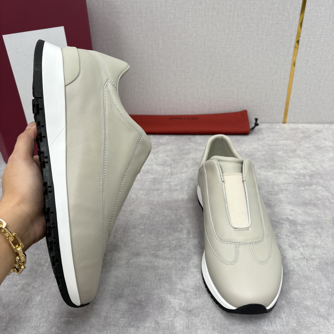 💋💍JL家新品 John Lobb Pace 无鞋带休闲鞋男士轻奢运动鞋 官方 10,800 作为爱马-