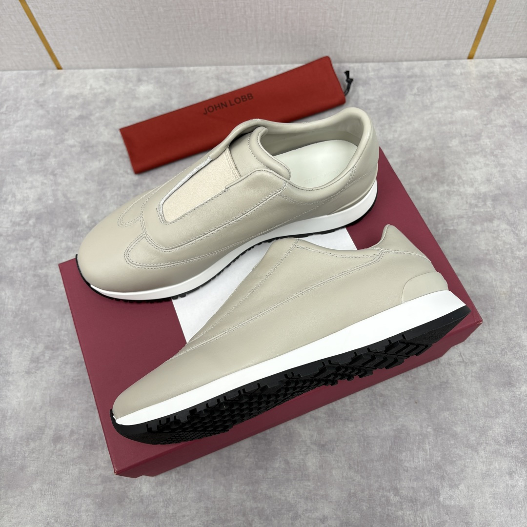 💋💍JL家新品 John Lobb Pace 无鞋带休闲鞋男士轻奢运动鞋 官方 10,800 作为爱马-