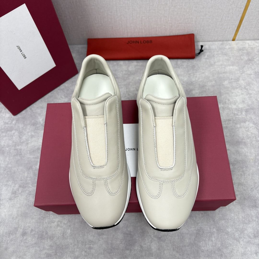 💋💍JL家新品 John Lobb Pace 无鞋带休闲鞋男士轻奢运动鞋 官方 10,800 作为爱马-