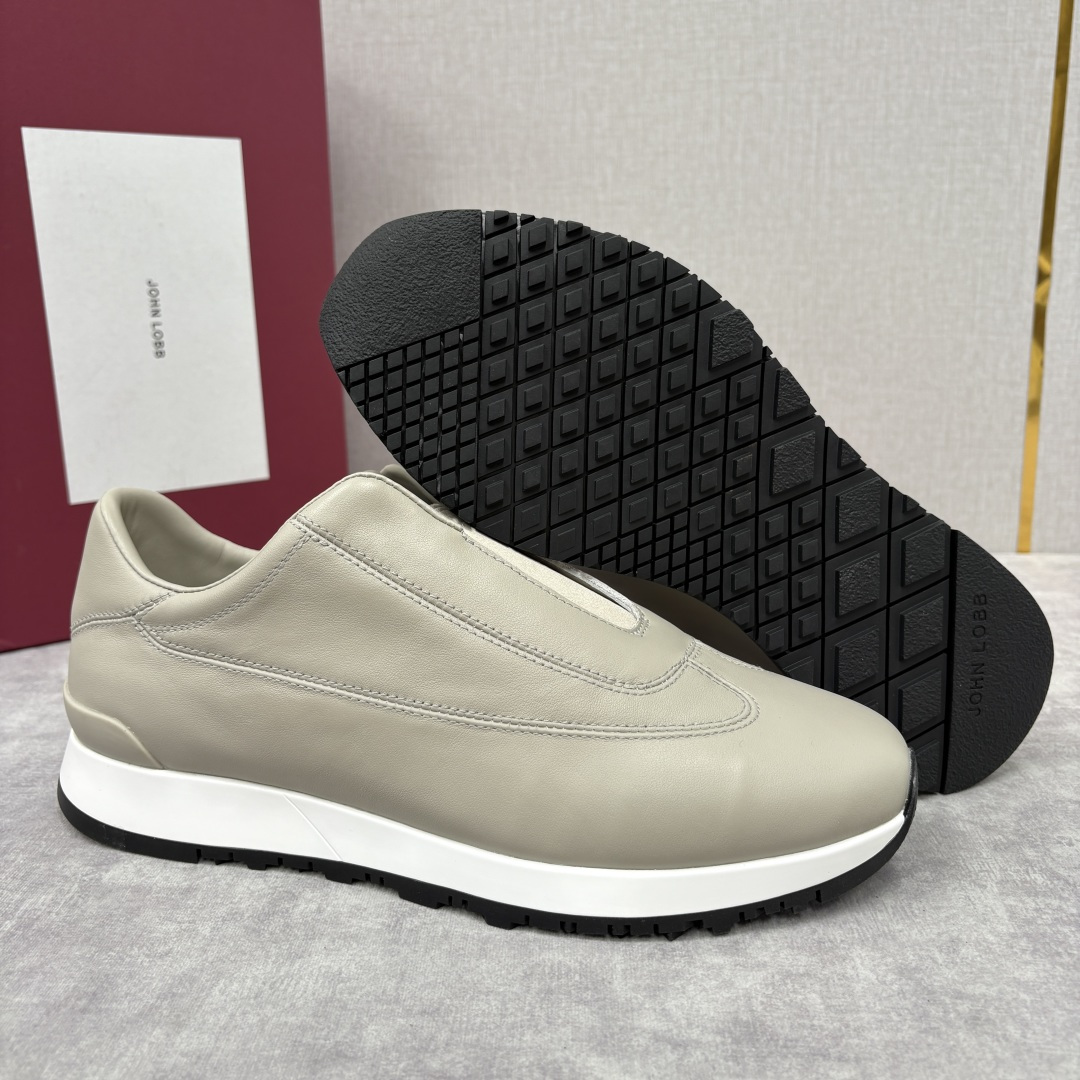 💋💍JL家新品 John Lobb Pace 无鞋带休闲鞋男士轻奢运动鞋 官方 10,800 作为爱马-