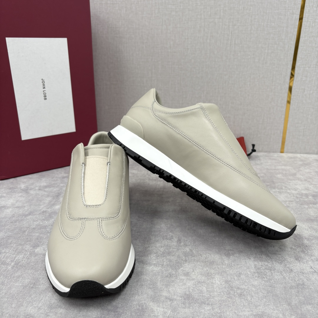 💋💍JL家新品 John Lobb Pace 无鞋带休闲鞋男士轻奢运动鞋 官方 10,800 作为爱马-