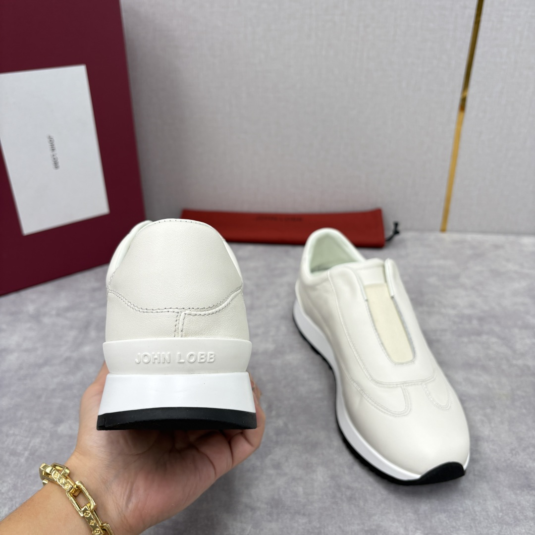 💋💍JL家新品 John Lobb Pace 无鞋带休闲鞋男士轻奢运动鞋 官方 10,800 作为爱马-
