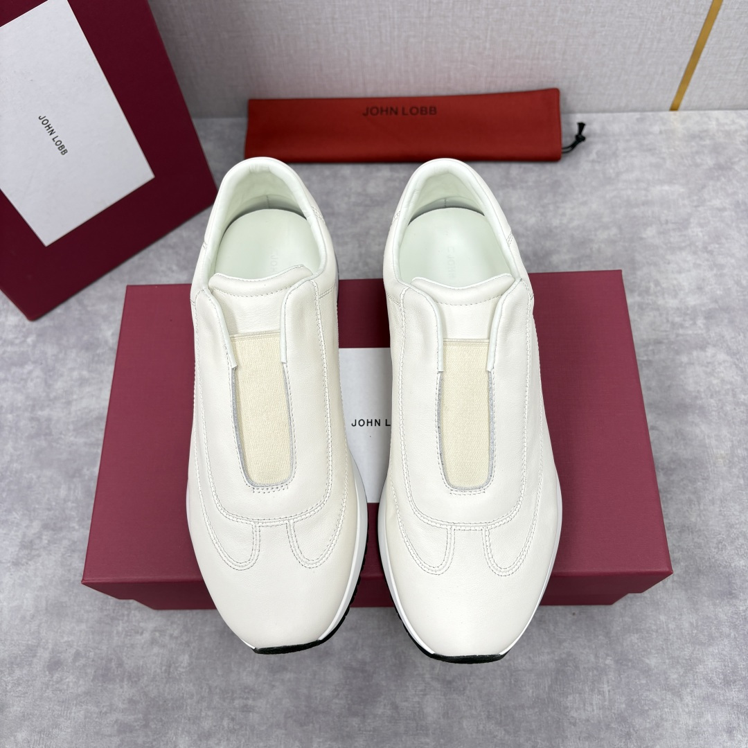 💋💍JL家新品 John Lobb Pace 无鞋带休闲鞋男士轻奢运动鞋 官方 10,800 作为爱马-