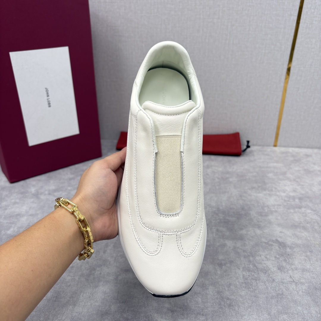 💋💍JL家新品 John Lobb Pace 无鞋带休闲鞋男士轻奢运动鞋 官方 10,800 作为爱马-