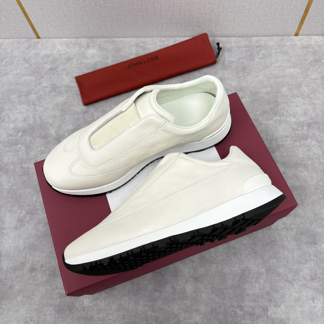 💋💍JL家新品 John Lobb Pace 无鞋带休闲鞋男士轻奢运动鞋 官方 10,800 作为爱马-