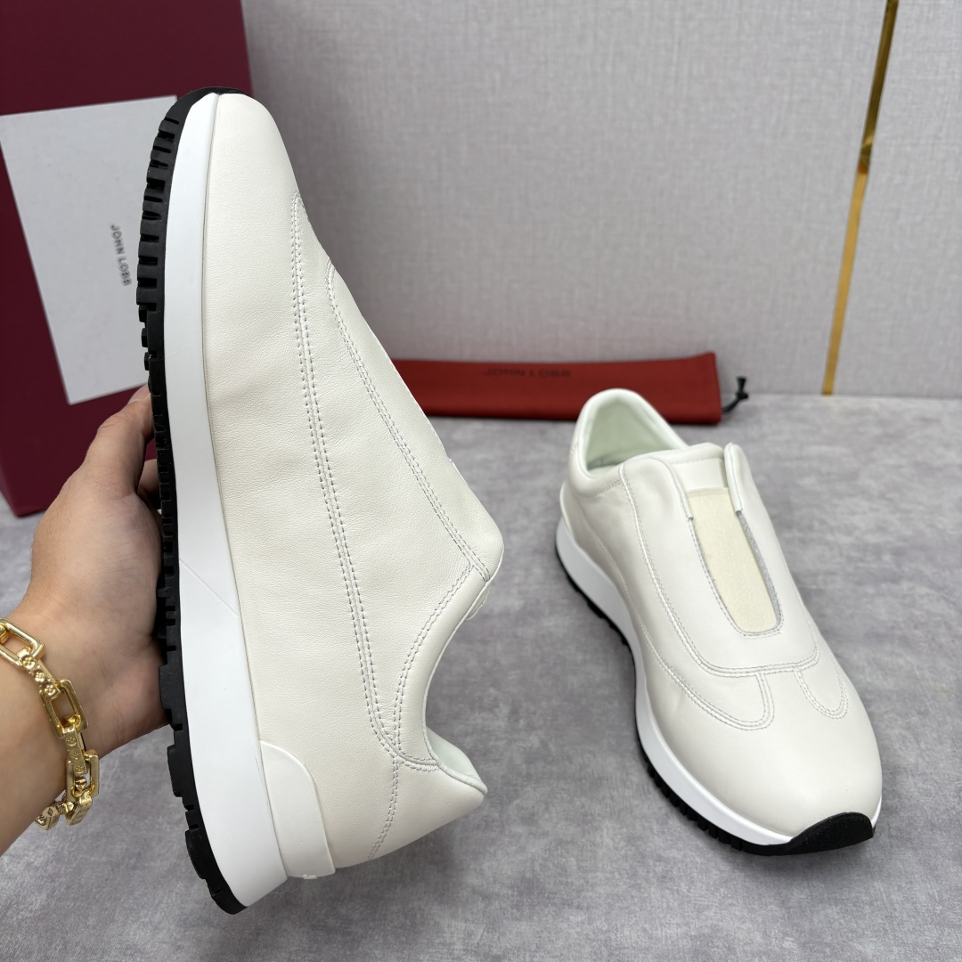 💋💍JL家新品 John Lobb Pace 无鞋带休闲鞋男士轻奢运动鞋 官方 10,800 作为爱马-