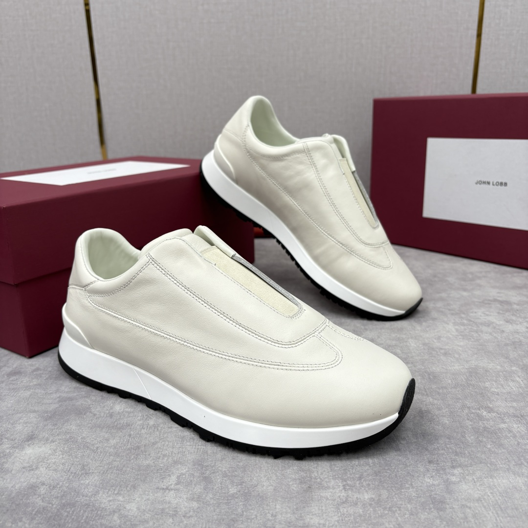 💋💍JL家新品 John Lobb Pace 无鞋带休闲鞋男士轻奢运动鞋 官方 10,800 作为爱马-