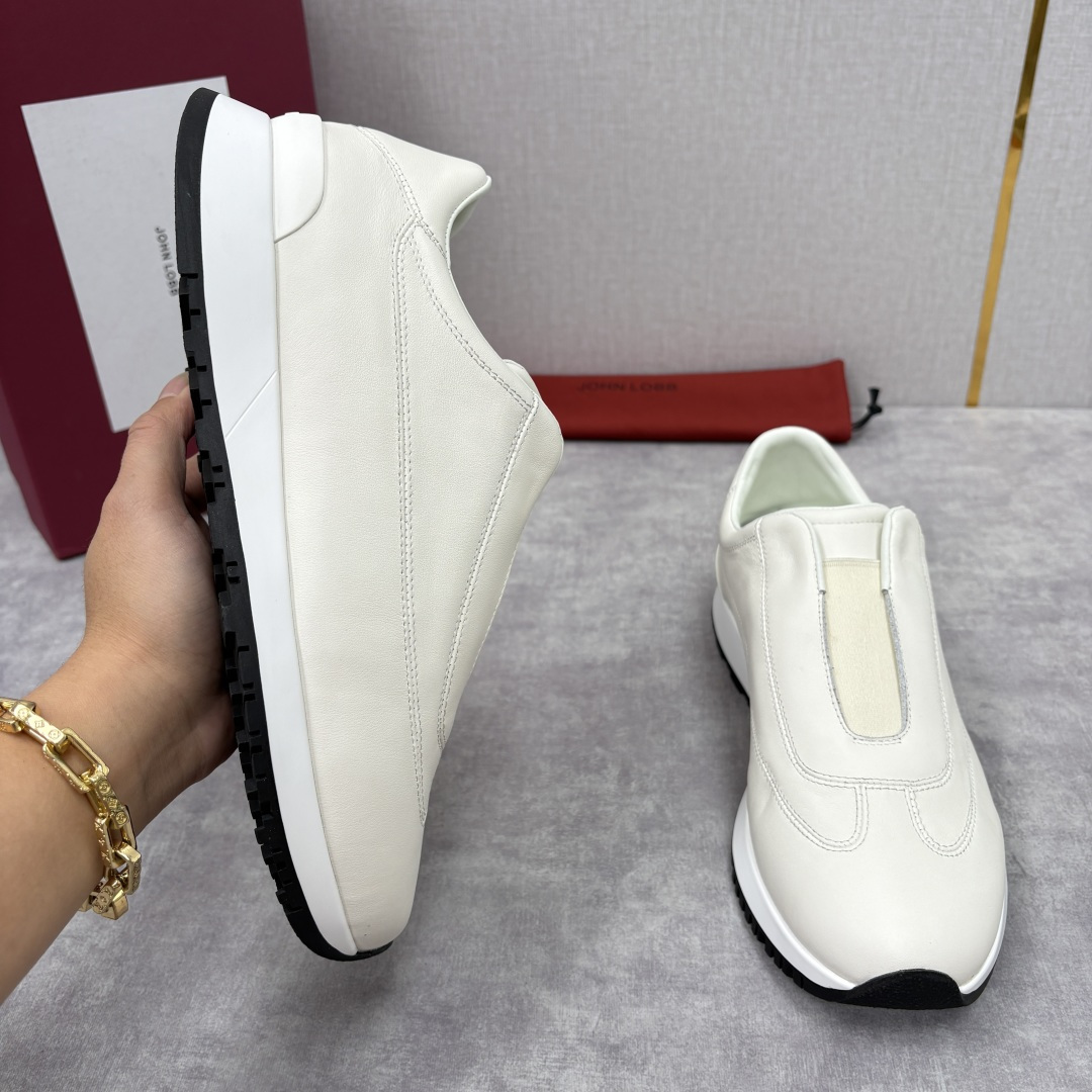 💋💍JL家新品 John Lobb Pace 无鞋带休闲鞋男士轻奢运动鞋 官方 10,800 作为爱马-