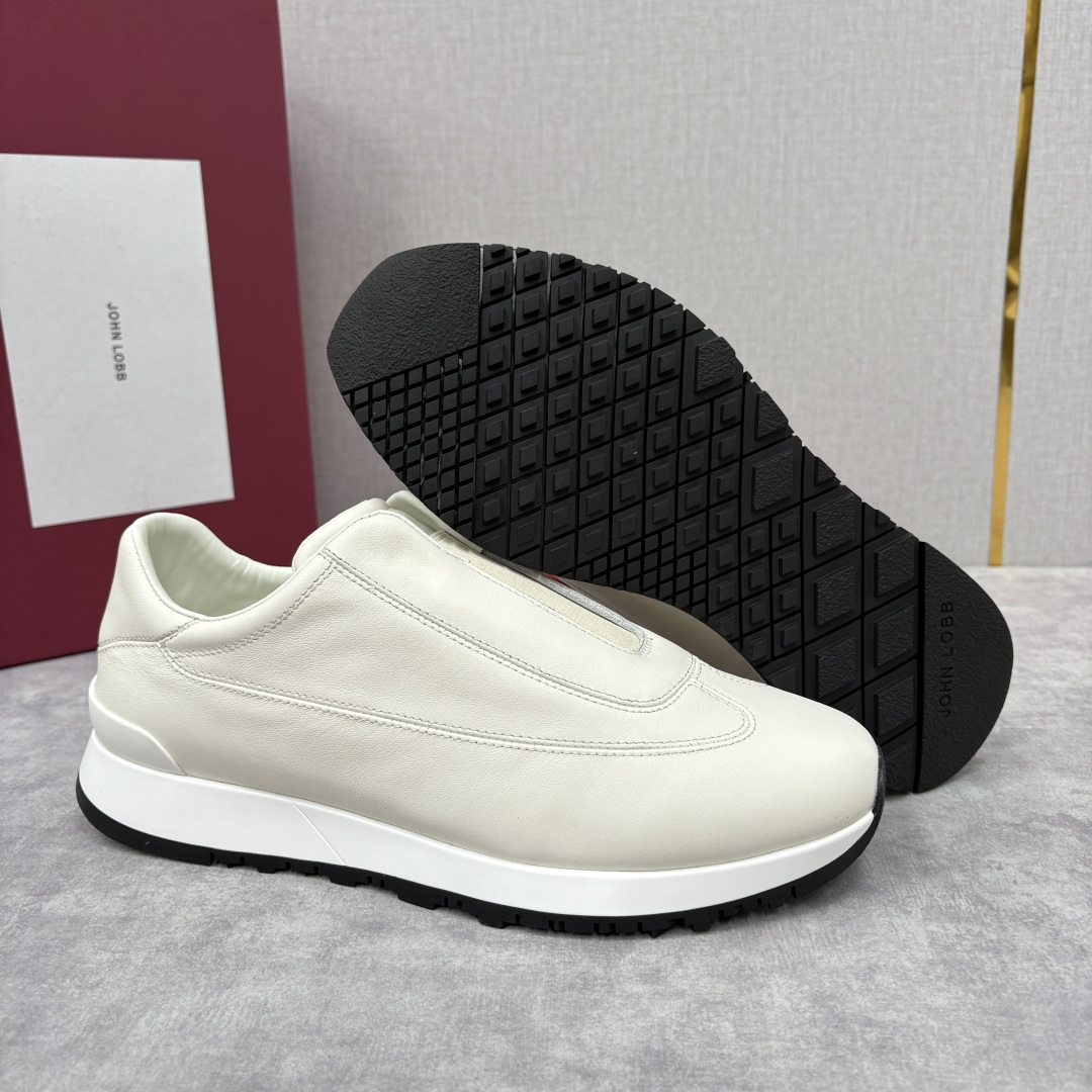 💋💍JL家新品 John Lobb Pace 无鞋带休闲鞋男士轻奢运动鞋 官方 10,800 作为爱马-