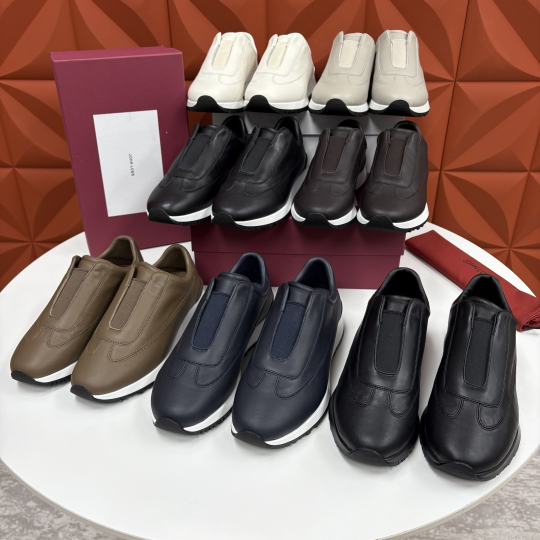 💋💍JL家新品 John Lobb Pace 无鞋带休闲鞋男士轻奢运动鞋 官方 10,800 作为爱马-