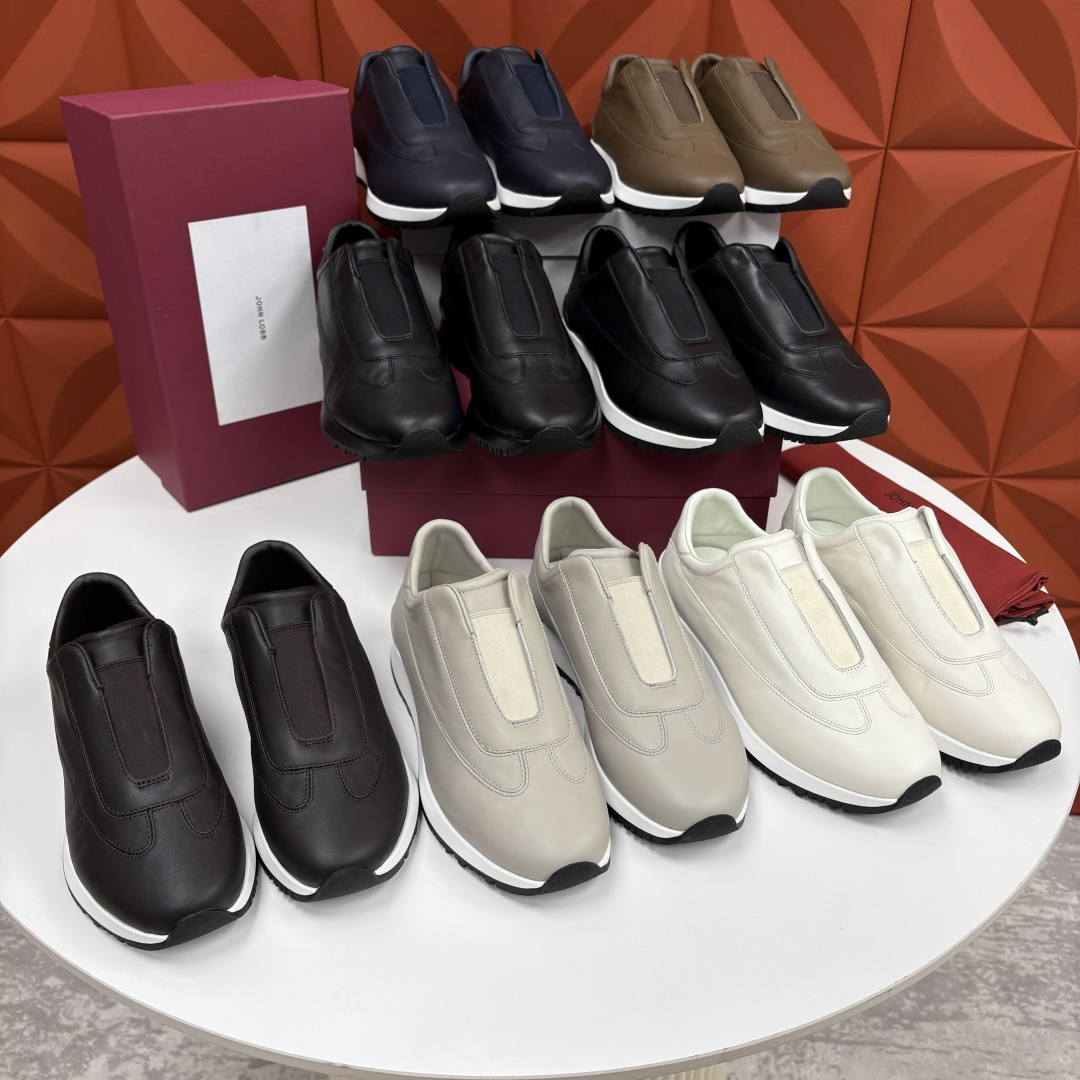 💋💍JL家新品 John Lobb Pace 无鞋带休闲鞋男士轻奢运动鞋 官方 10,800 作为爱马-