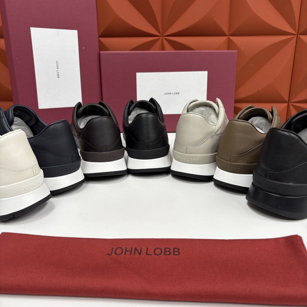 💋💍JL家新品 John Lobb Pace 无鞋带休闲鞋男士轻奢运动鞋 官方 10,800 作为爱马-