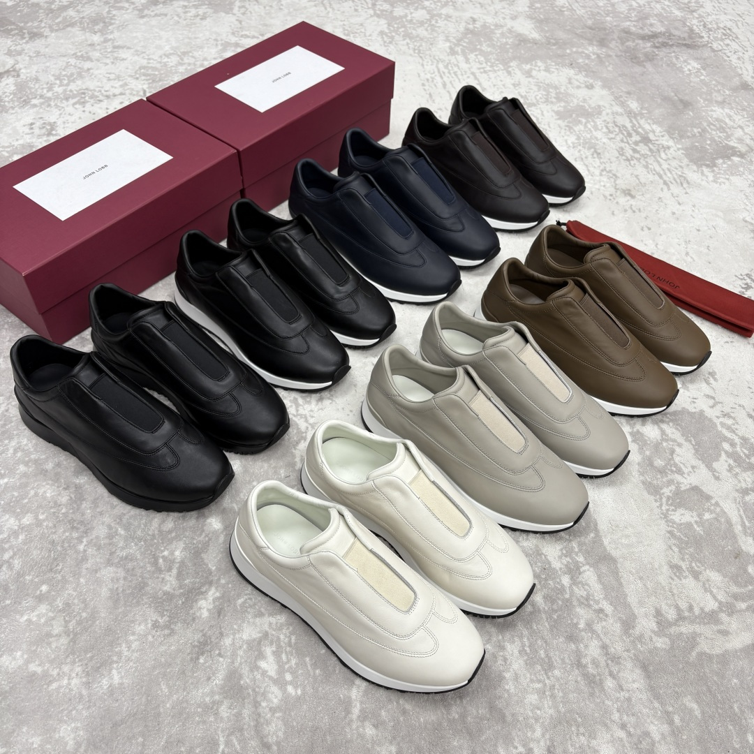 💋💍JL家新品 John Lobb Pace 无鞋带休闲鞋男士轻奢运动鞋 官方 10,800 作为爱马-