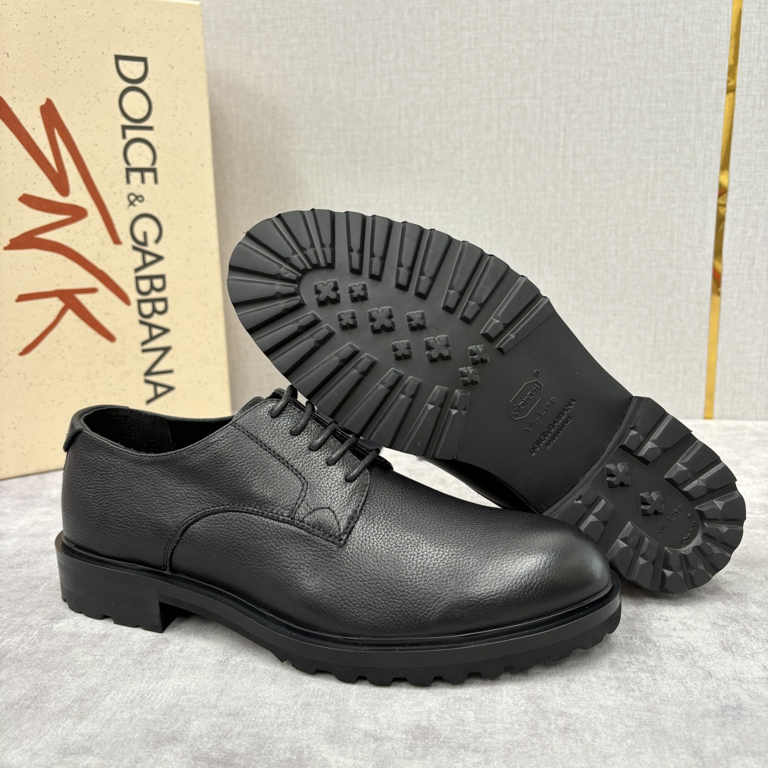 💋💍DG家新品 杜嘉-班纳 Dolce&Gabban* 男士正装鞋厚底鞋皮鞋 以经典德比鞋型为基础， 男