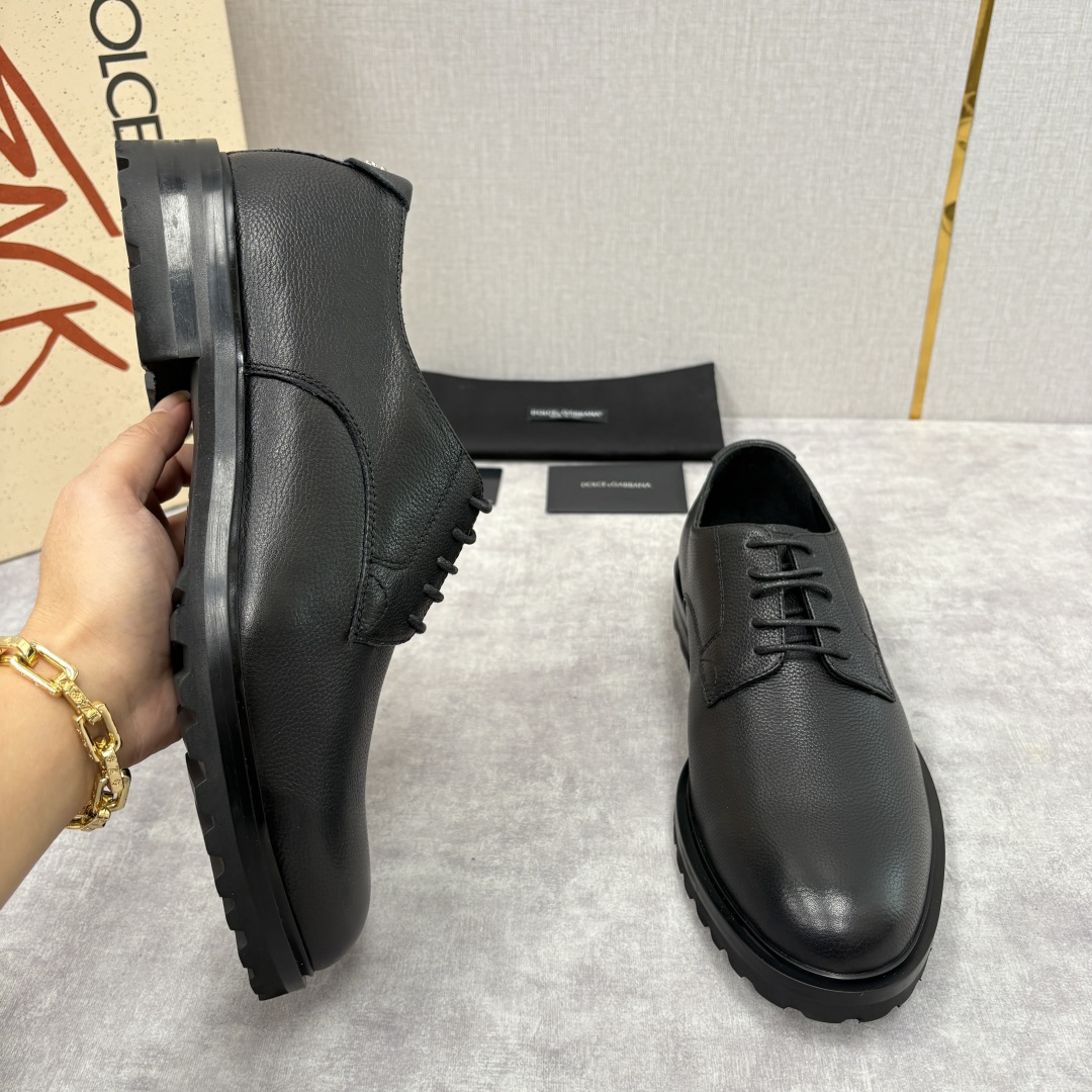 💋💍DG家新品 杜嘉-班纳 Dolce&Gabban* 男士正装鞋厚底鞋皮鞋 以经典德比鞋型为基础， 男