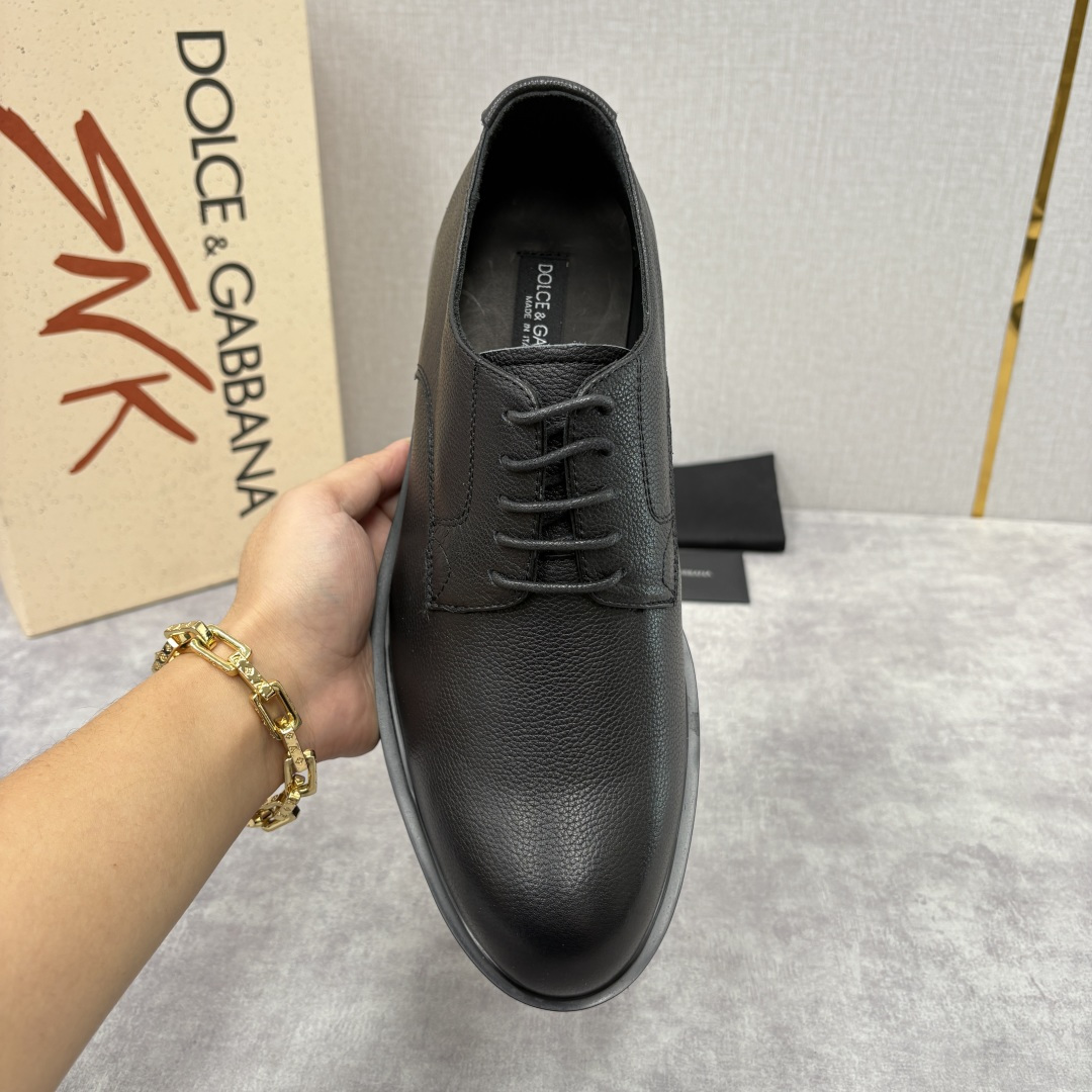 💋💍DG家新品 杜嘉-班纳 Dolce&Gabban* 男士正装鞋厚底鞋皮鞋 以经典德比鞋型为基础， 男
