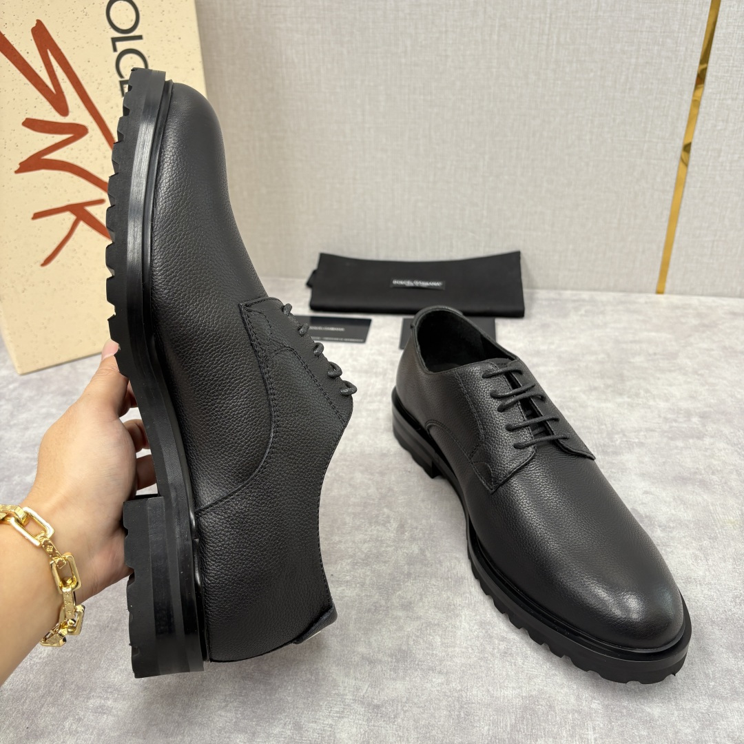 💋💍DG家新品 杜嘉-班纳 Dolce&Gabban* 男士正装鞋厚底鞋皮鞋 以经典德比鞋型为基础， 男