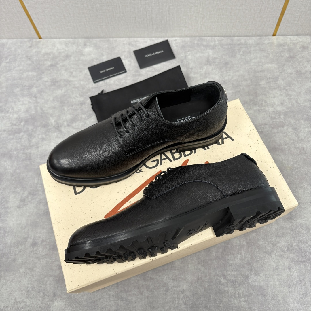 💋💍DG家新品 杜嘉-班纳 Dolce&Gabban* 男士正装鞋厚底鞋皮鞋 以经典德比鞋型为基础， 男