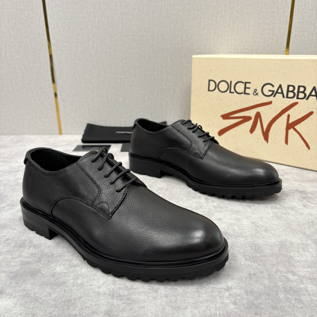 💋💍DG家新品 杜嘉-班纳 Dolce&Gabban* 男士正装鞋厚底鞋皮鞋 以经典德比鞋型为基础， 男