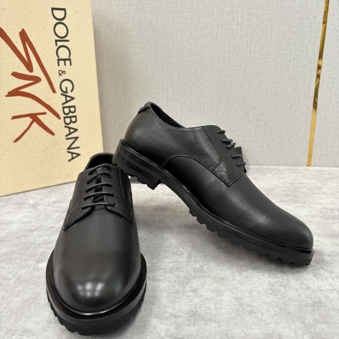 💋💍DG家新品 杜嘉-班纳 Dolce&Gabban* 男士正装鞋厚底鞋皮鞋 以经典德比鞋型为基础， 男