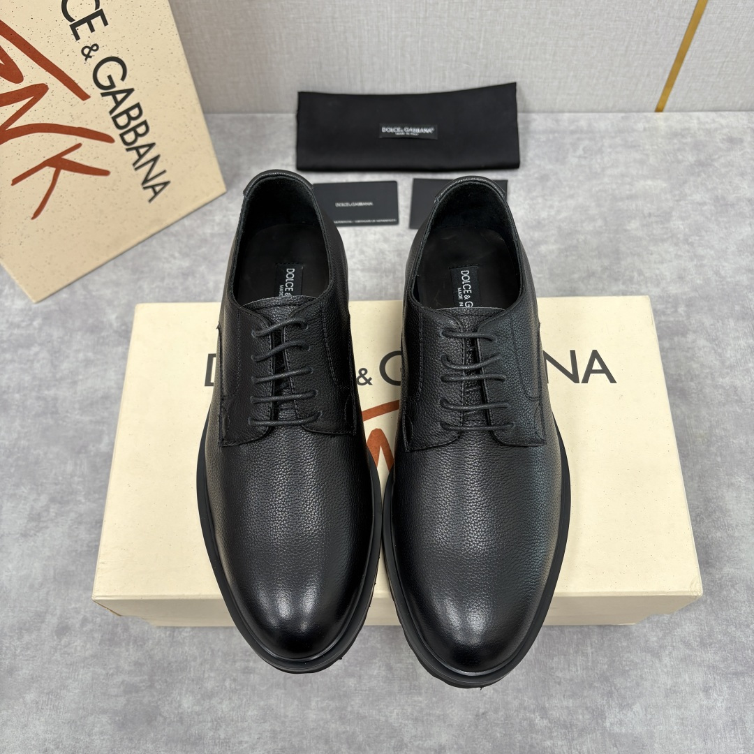 💋💍DG家新品 杜嘉-班纳 Dolce&Gabban* 男士正装鞋厚底鞋皮鞋 以经典德比鞋型为基础， 男