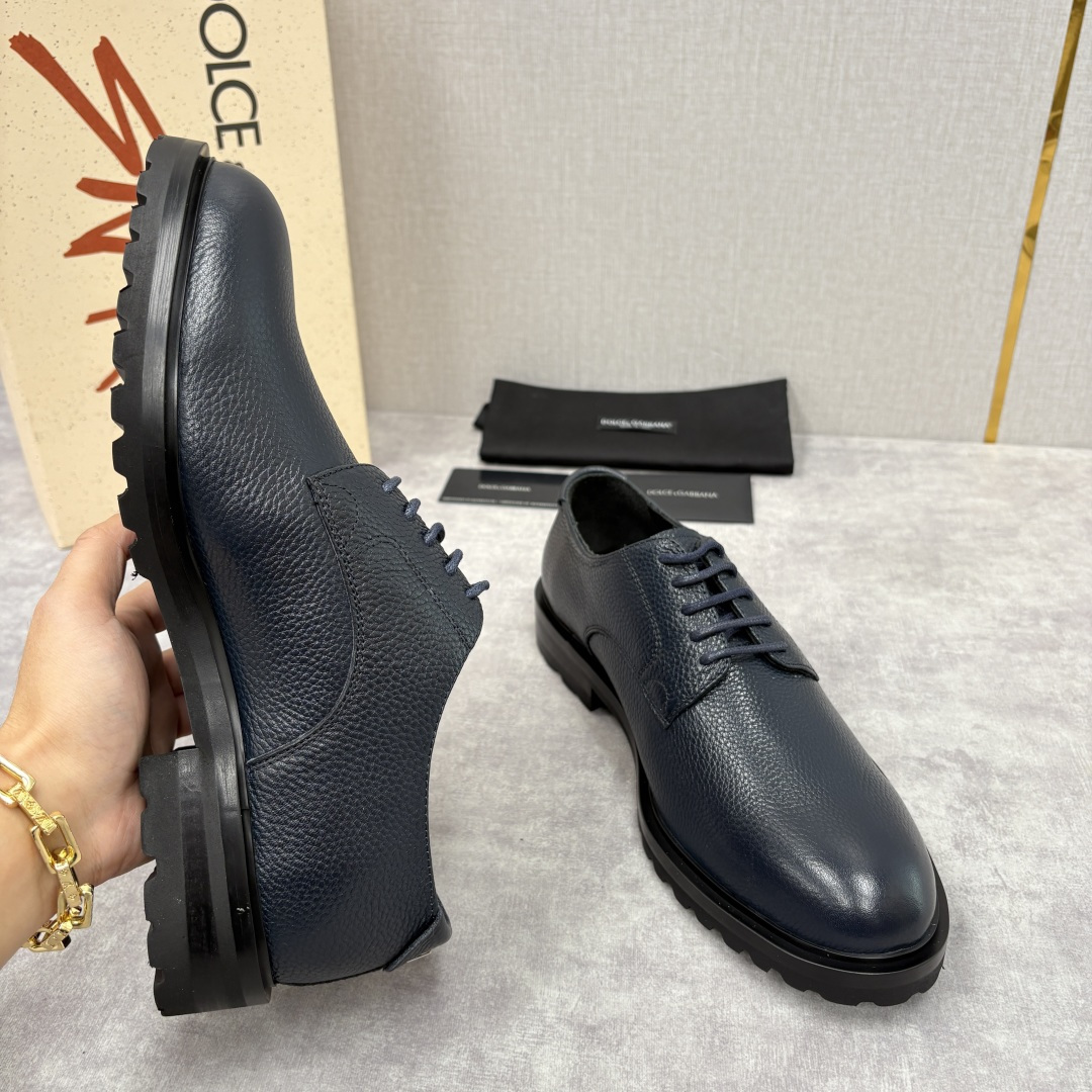 💋💍DG家新品 杜嘉-班纳 Dolce&Gabban* 男士正装鞋厚底鞋皮鞋 以经典德比鞋型为基础， 男