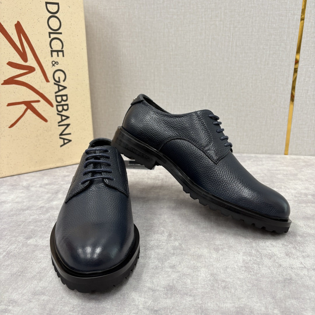 💋💍DG家新品 杜嘉-班纳 Dolce&Gabban* 男士正装鞋厚底鞋皮鞋 以经典德比鞋型为基础， 男