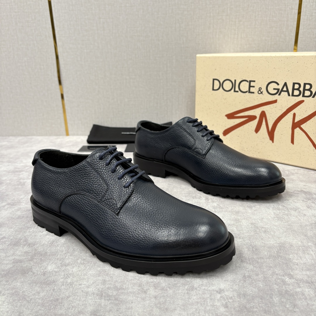 💋💍DG家新品 杜嘉-班纳 Dolce&Gabban* 男士正装鞋厚底鞋皮鞋 以经典德比鞋型为基础， 男