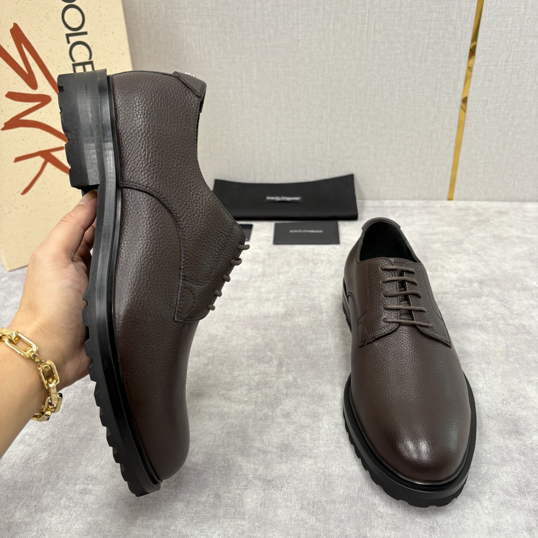 💋💍DG家新品 杜嘉-班纳 Dolce&Gabban* 男士正装鞋厚底鞋皮鞋 以经典德比鞋型为基础， 男