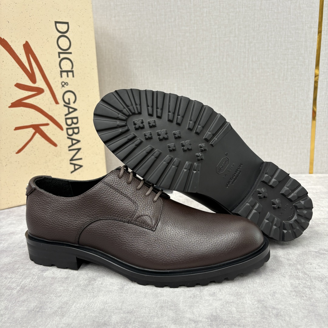 💋💍DG家新品 杜嘉-班纳 Dolce&Gabban* 男士正装鞋厚底鞋皮鞋 以经典德比鞋型为基础， 男