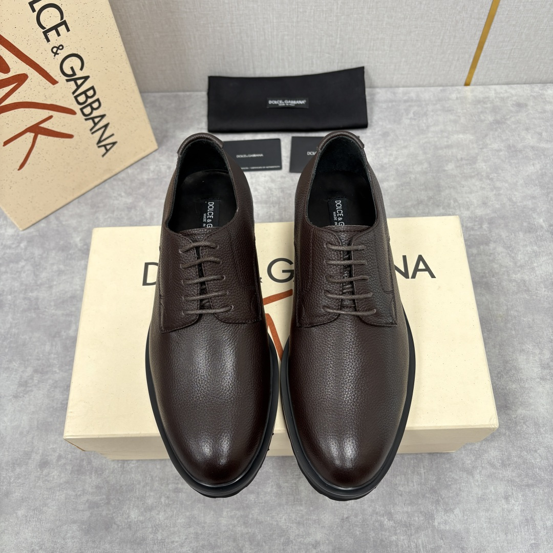 💋💍DG家新品 杜嘉-班纳 Dolce&Gabban* 男士正装鞋厚底鞋皮鞋 以经典德比鞋型为基础， 男