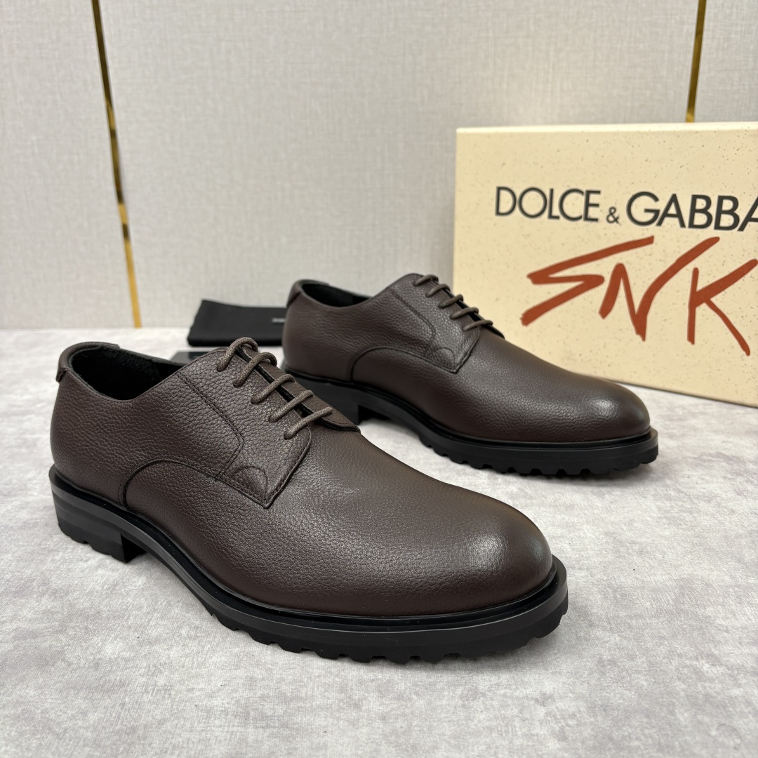 💋💍DG家新品 杜嘉-班纳 Dolce&Gabban* 男士正装鞋厚底鞋皮鞋 以经典德比鞋型为基础， 男