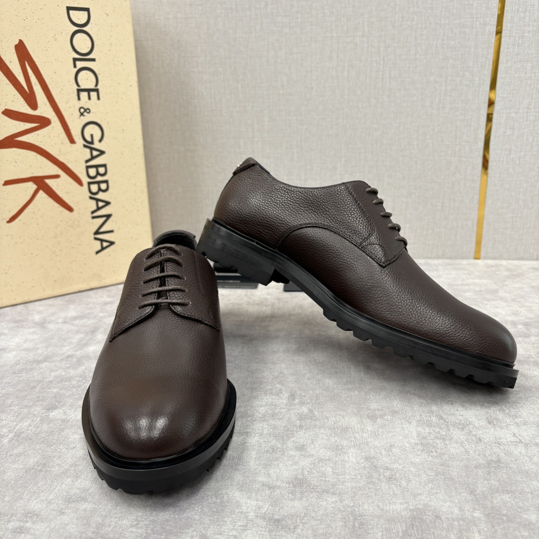 💋💍DG家新品 杜嘉-班纳 Dolce&Gabban* 男士正装鞋厚底鞋皮鞋 以经典德比鞋型为基础， 男