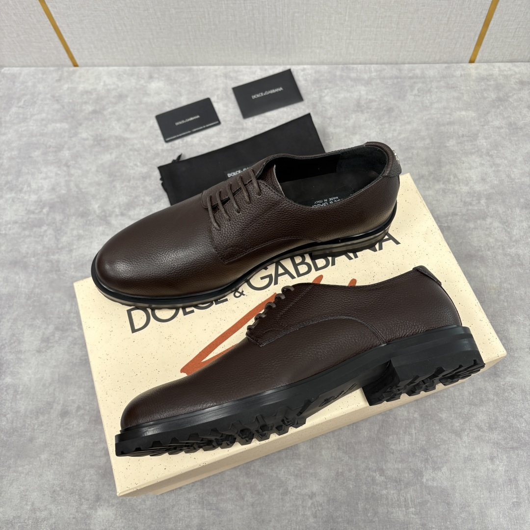 💋💍DG家新品 杜嘉-班纳 Dolce&Gabban* 男士正装鞋厚底鞋皮鞋 以经典德比鞋型为基础， 男