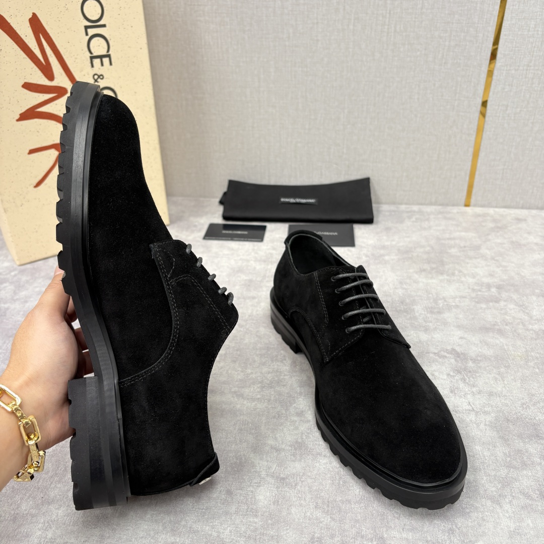 💋💍DG家新品 杜嘉-班纳 Dolce&Gabban* 男士正装鞋厚底鞋皮鞋 以经典德比鞋型为基础， 男