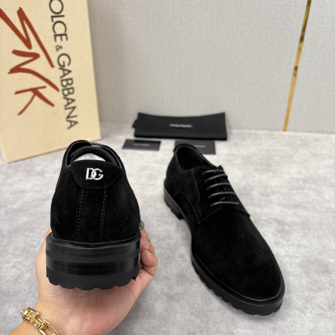 💋💍DG家新品 杜嘉-班纳 Dolce&Gabban* 男士正装鞋厚底鞋皮鞋 以经典德比鞋型为基础， 男