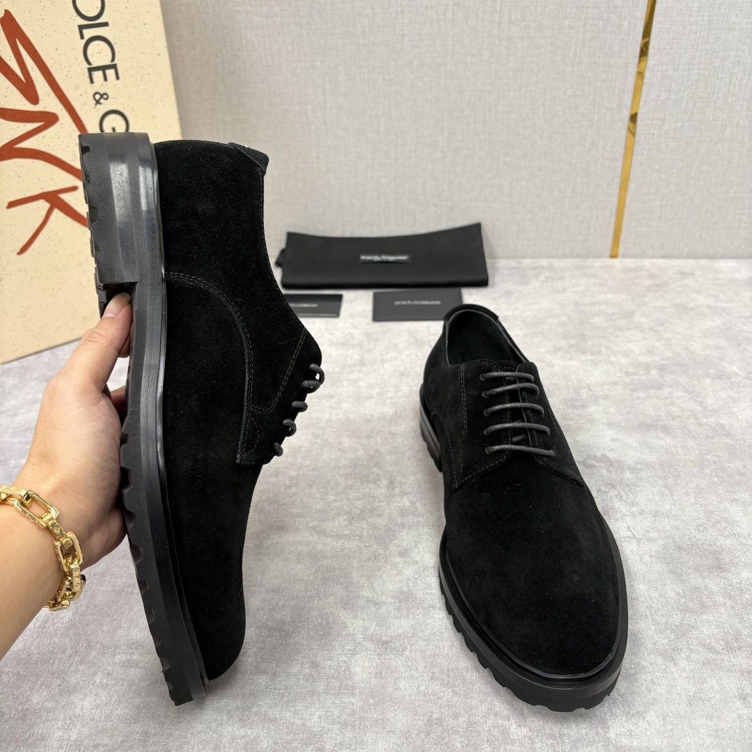 💋💍DG家新品 杜嘉-班纳 Dolce&Gabban* 男士正装鞋厚底鞋皮鞋 以经典德比鞋型为基础， 男