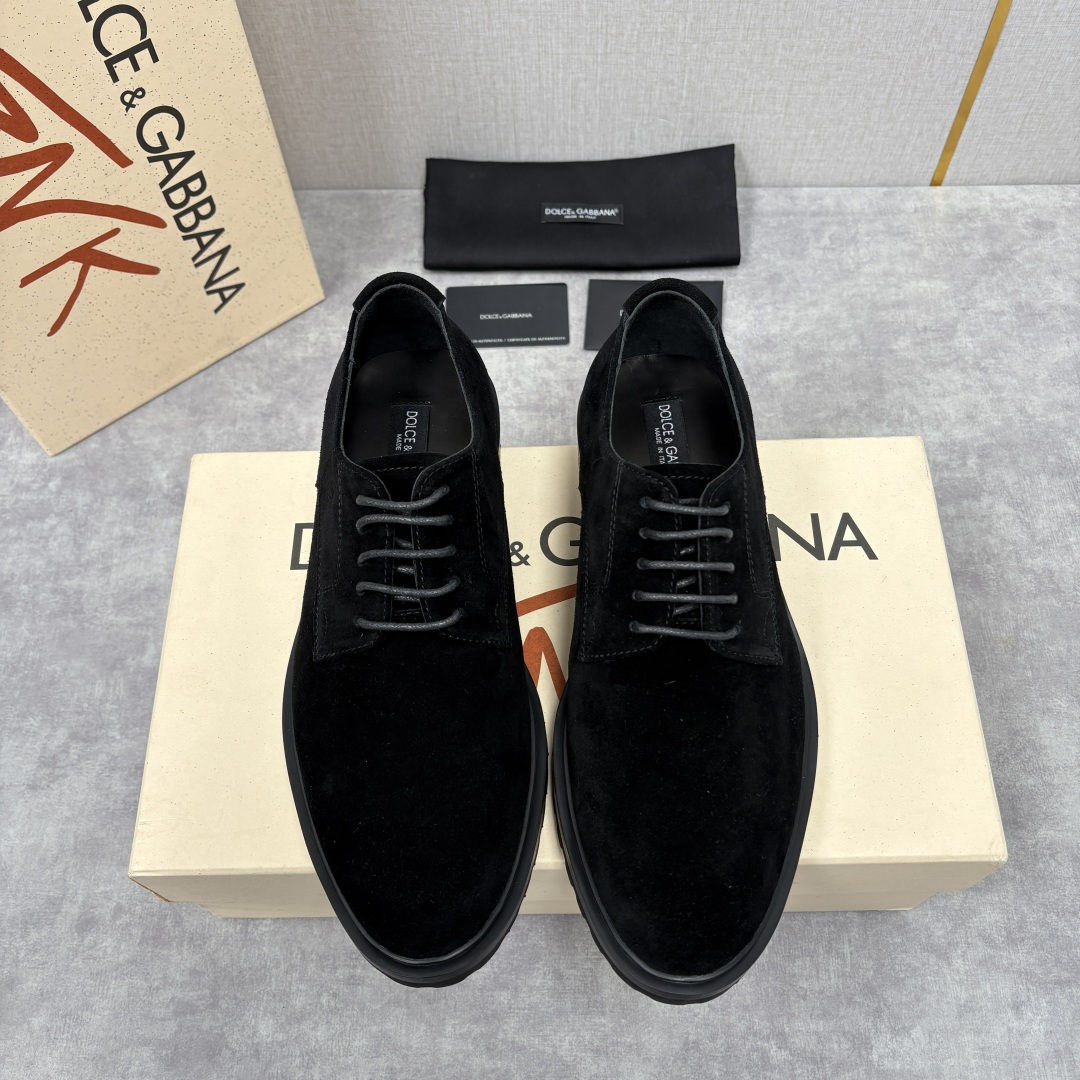 💋💍DG家新品 杜嘉-班纳 Dolce&Gabban* 男士正装鞋厚底鞋皮鞋 以经典德比鞋型为基础， 男