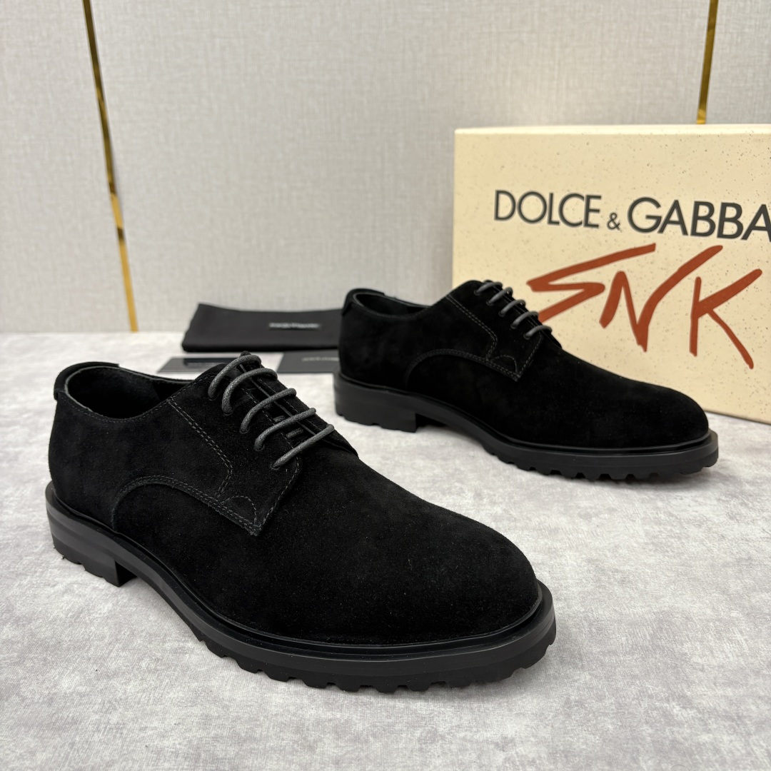 💋💍DG家新品 杜嘉-班纳 Dolce&Gabban* 男士正装鞋厚底鞋皮鞋 以经典德比鞋型为基础， 男