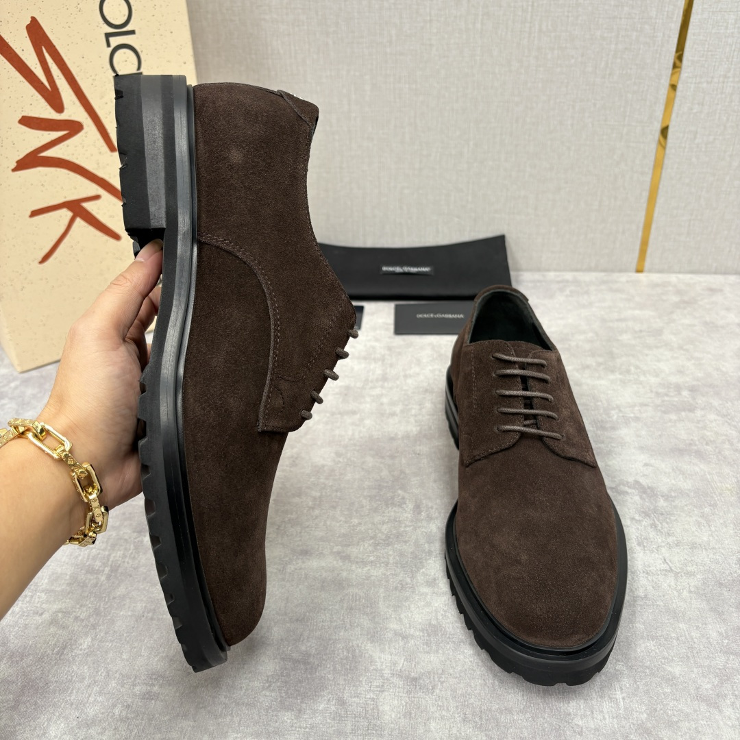 💋💍DG家新品 杜嘉-班纳 Dolce&Gabban* 男士正装鞋厚底鞋皮鞋 以经典德比鞋型为基础， 男