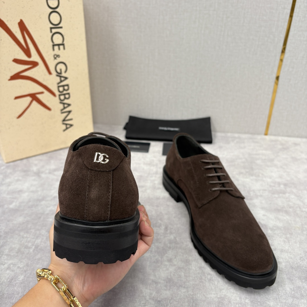 💋💍DG家新品 杜嘉-班纳 Dolce&Gabban* 男士正装鞋厚底鞋皮鞋 以经典德比鞋型为基础， 男