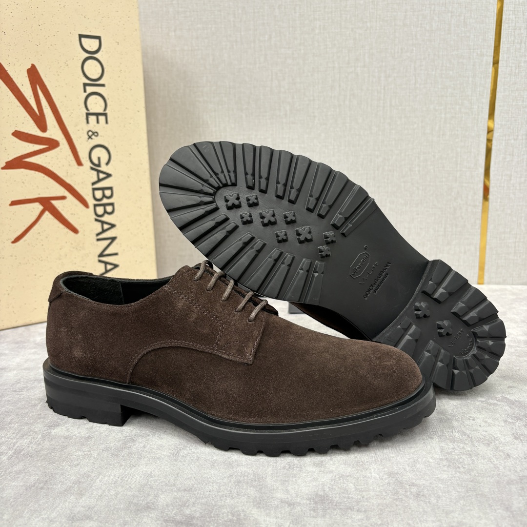 💋💍DG家新品 杜嘉-班纳 Dolce&Gabban* 男士正装鞋厚底鞋皮鞋 以经典德比鞋型为基础， 男