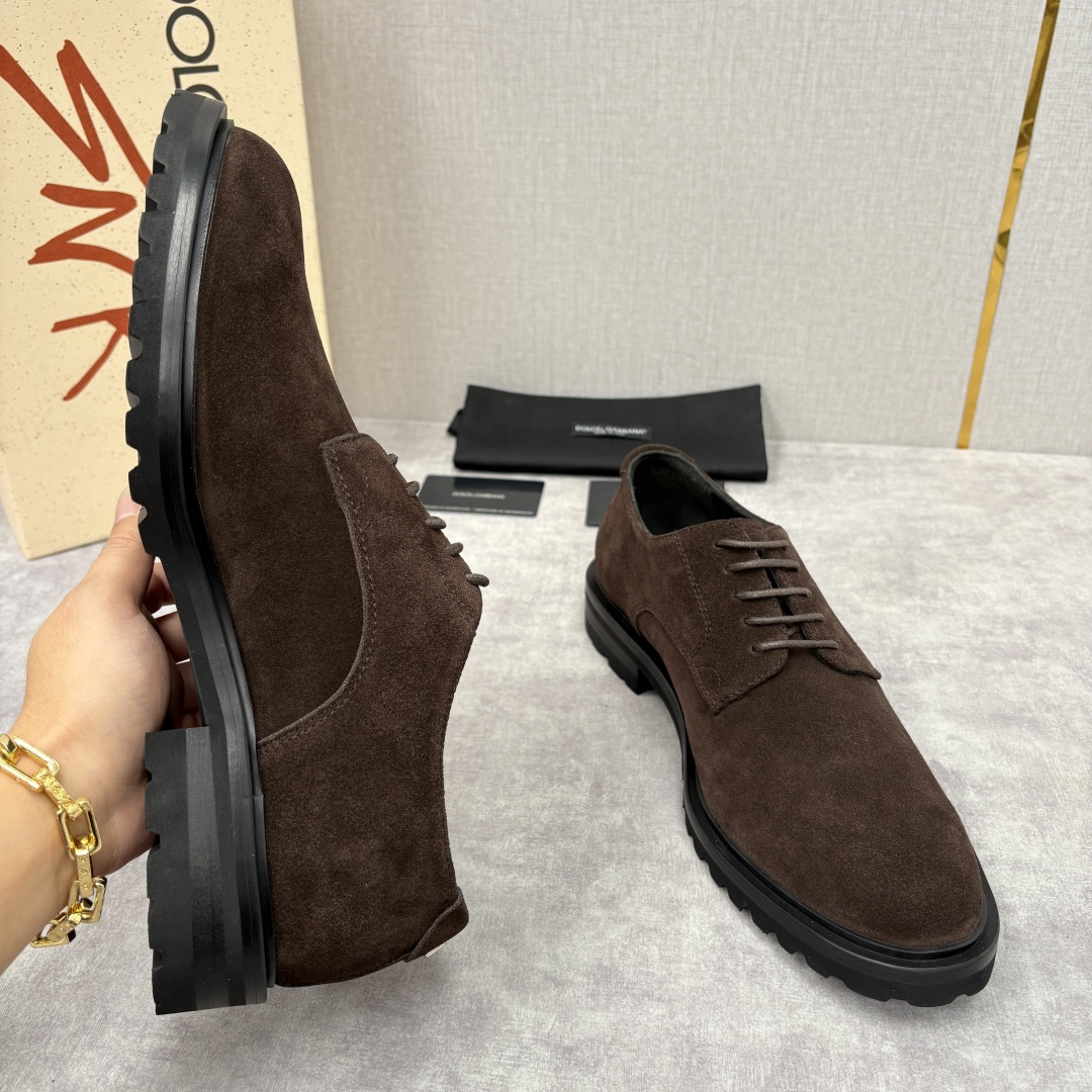💋💍DG家新品 杜嘉-班纳 Dolce&Gabban* 男士正装鞋厚底鞋皮鞋 以经典德比鞋型为基础， 男