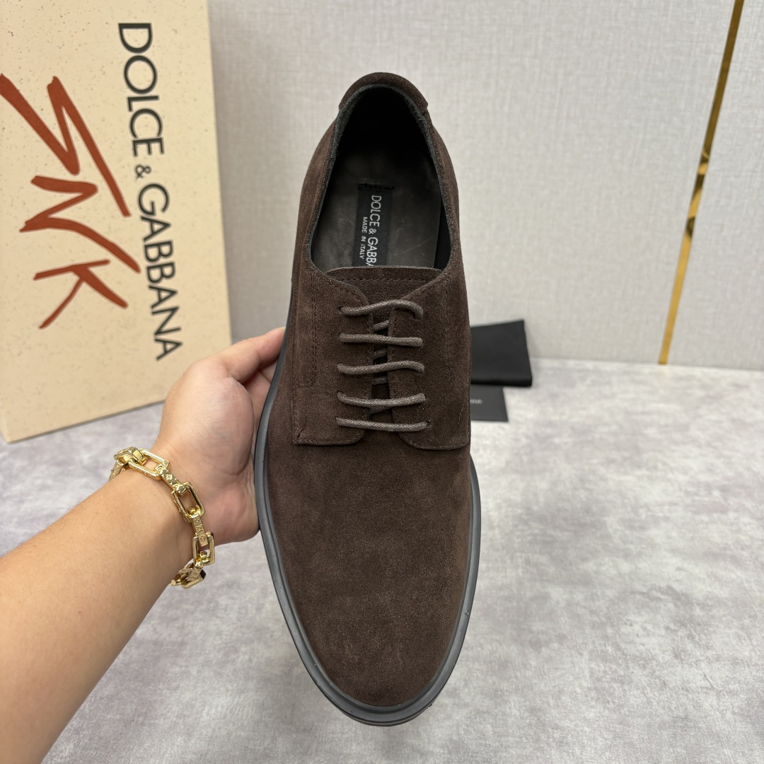 💋💍DG家新品 杜嘉-班纳 Dolce&Gabban* 男士正装鞋厚底鞋皮鞋 以经典德比鞋型为基础， 男