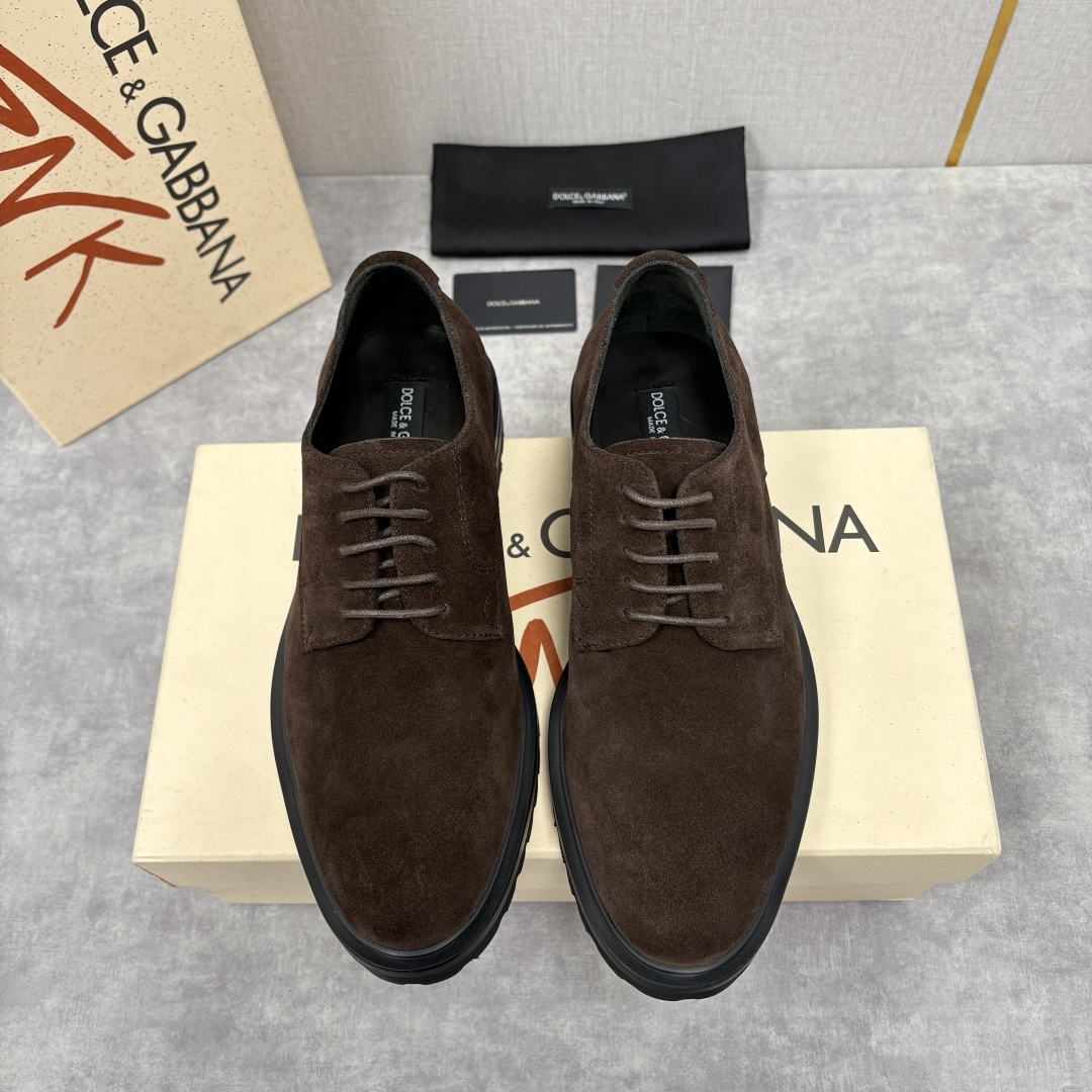 💋💍DG家新品 杜嘉-班纳 Dolce&Gabban* 男士正装鞋厚底鞋皮鞋 以经典德比鞋型为基础， 男