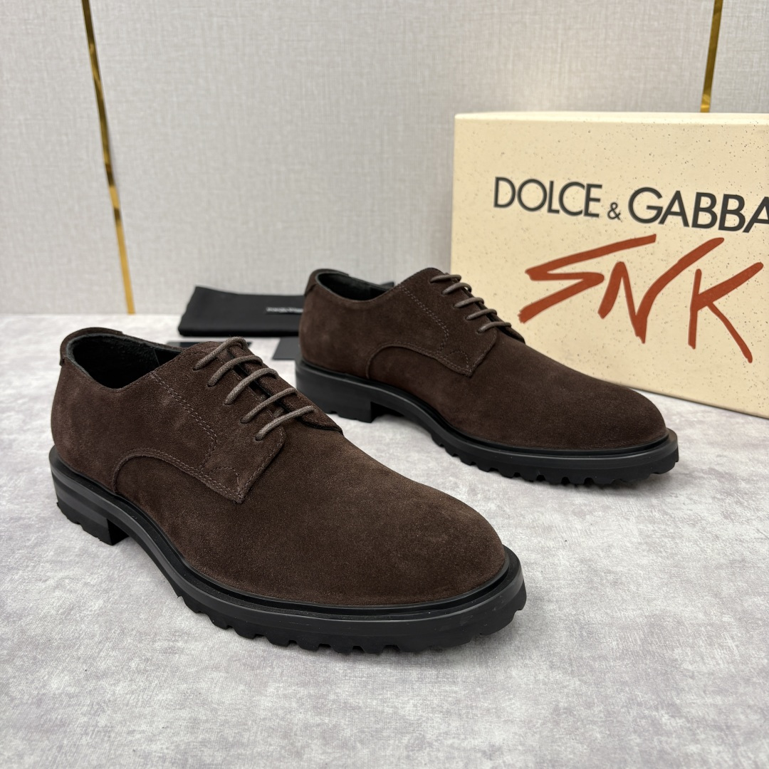 💋💍DG家新品 杜嘉-班纳 Dolce&Gabban* 男士正装鞋厚底鞋皮鞋 以经典德比鞋型为基础， 男