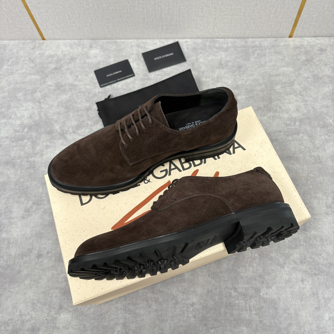 💋💍DG家新品 杜嘉-班纳 Dolce&Gabban* 男士正装鞋厚底鞋皮鞋 以经典德比鞋型为基础， 男