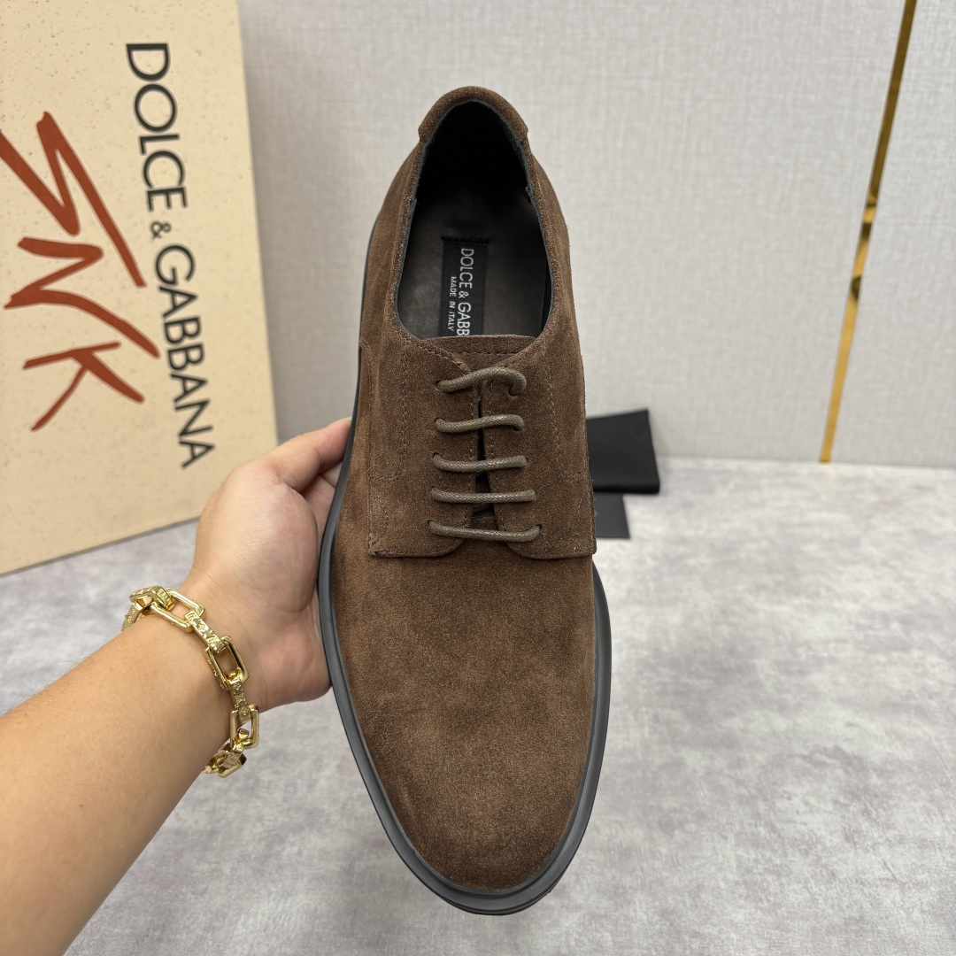 💋💍DG家新品 杜嘉-班纳 Dolce&Gabban* 男士正装鞋厚底鞋皮鞋 以经典德比鞋型为基础， 男